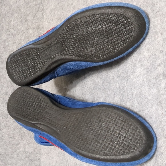 Simpson Racing High top Men's Shoes  Blue Size 8.5 - Picture 6 of 11